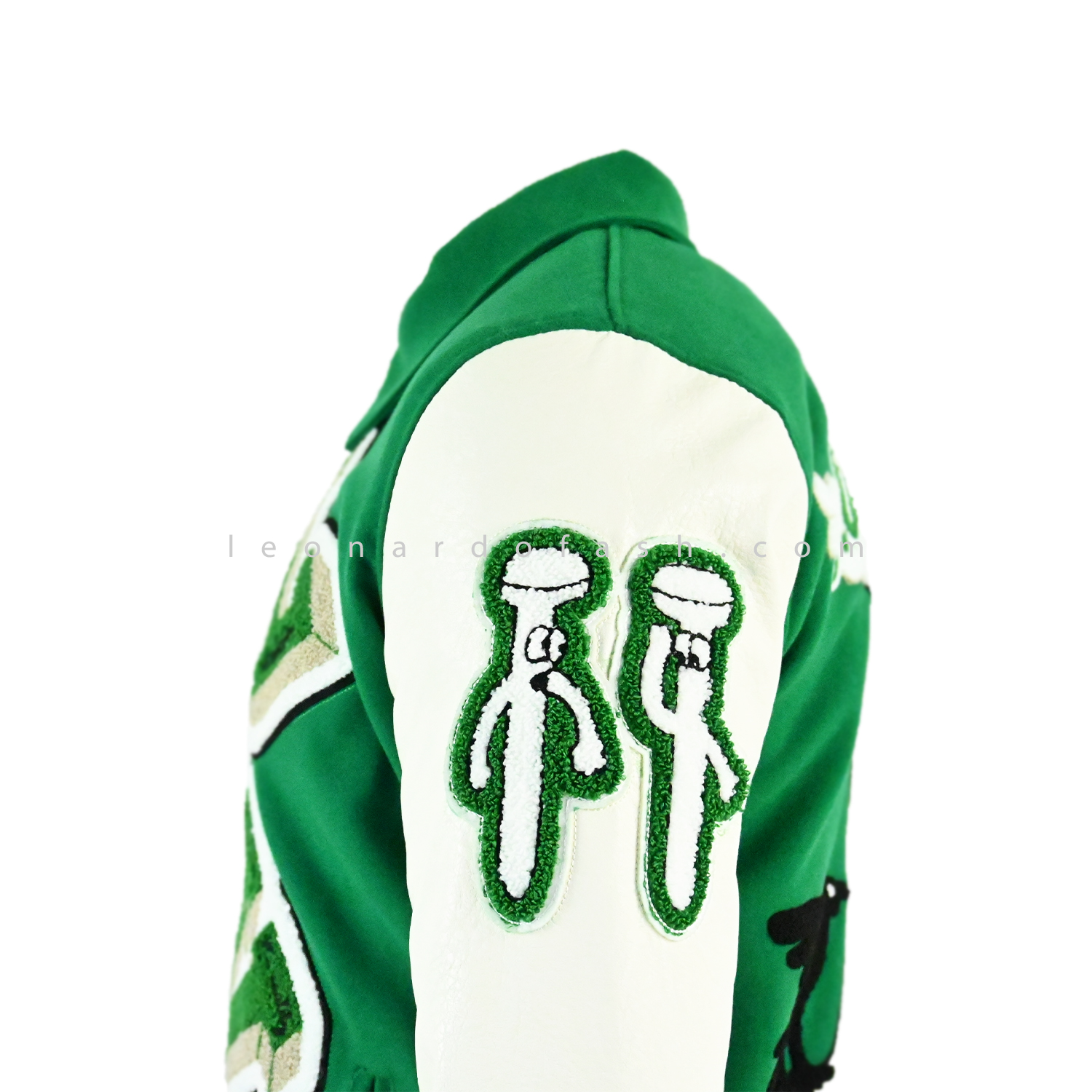 LV Varsity Jacket Green