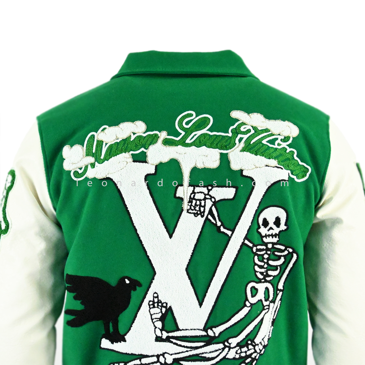 LV Varsity Jacket Green – Leonardo Fashion – We the best fashion!