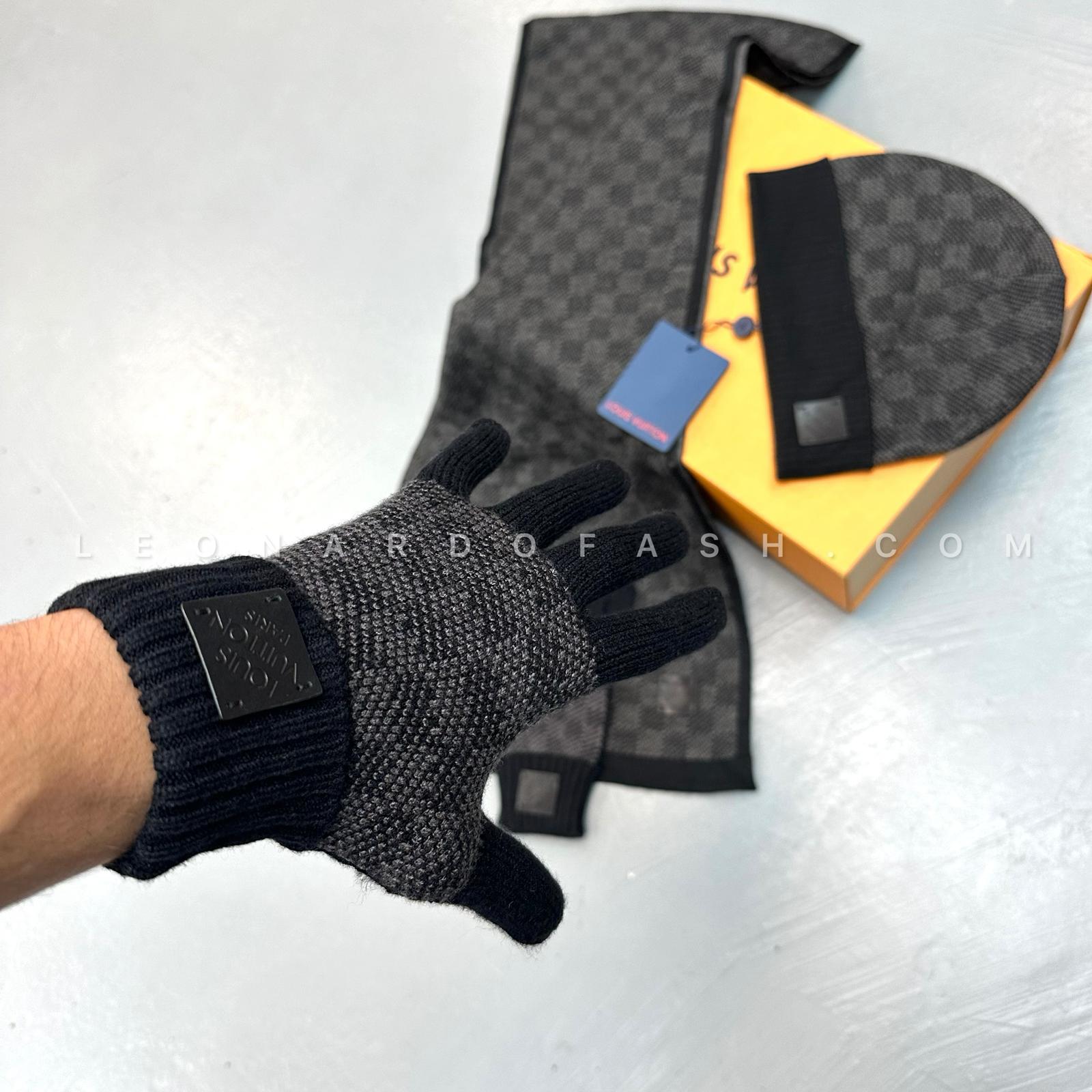 Louis Vuitton, sjaal, muts en handschoenen - Unique Designer Pieces